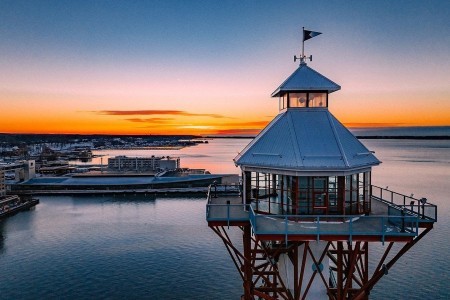 Bicentennial Tower sunset SnapsbySean