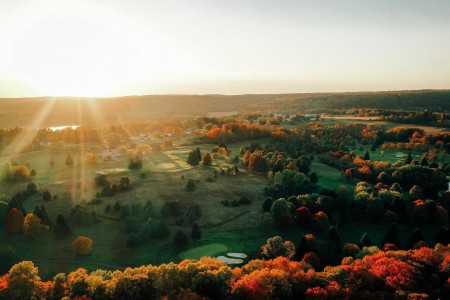 Corry Golf Course Aerial donnierosie