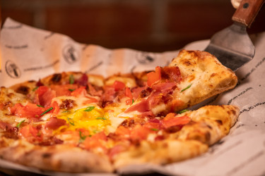 Carbonara Pizza provided by John Russell