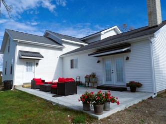 farmhouse backyard